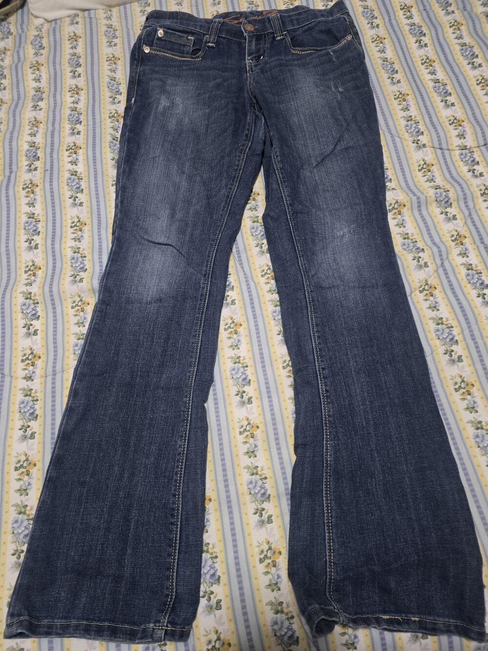 Seven 7 Bootcut Jeans Women Size 4 Blue Medium Wash